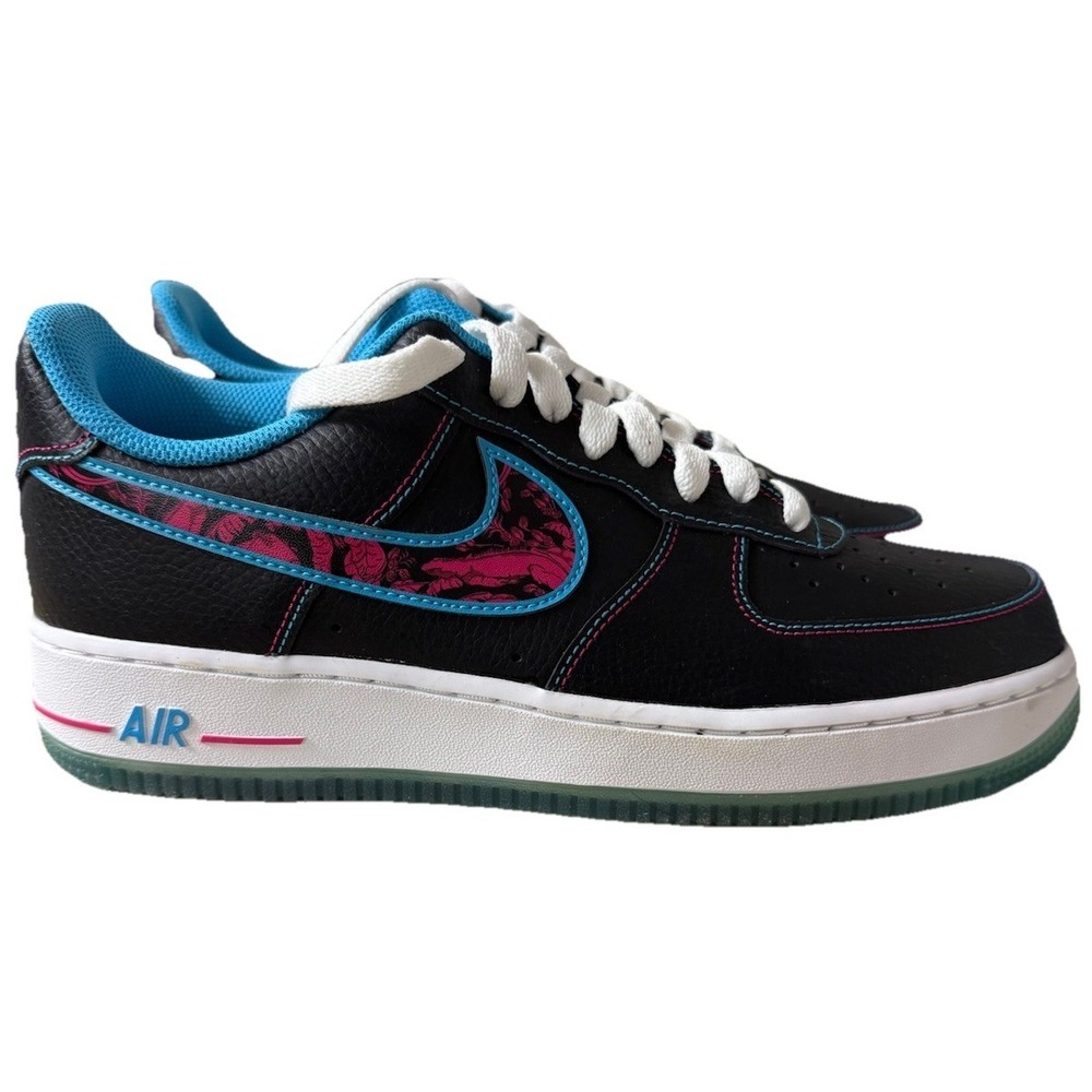 Nike Air Force 1 Low Miami Nights Black Blue | DD9183-001 Men Size 8 / Women 9.5